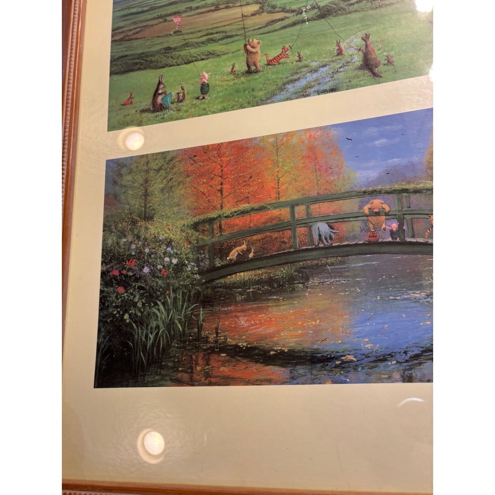 Peter Ellenshaw The Four Seasons of Winnie The Pooh Framed Art Print 38.5x26.5 - Picture 6 of 15